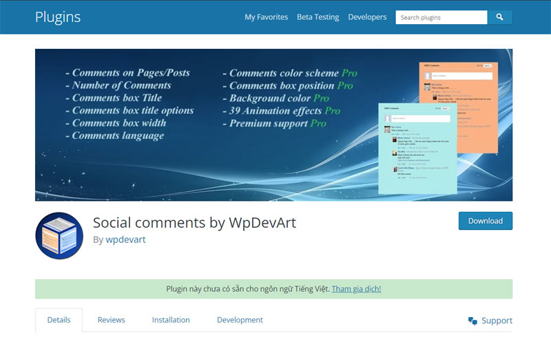 Plugin comment facebook cho wordpress - Social comment plugin